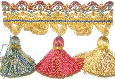 Stout Trim Apollo Tassel Fringe Peacock